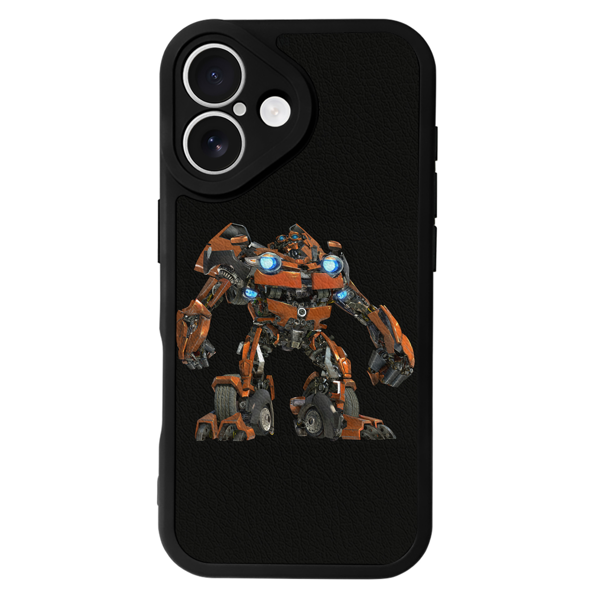 （画像用） Transformers トランスフォーマー 【iPhone 16シリーズ対応】シリコンスマホケース（レザー調） 材質：シリコン